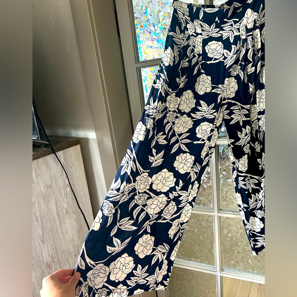 Flowy flower pants